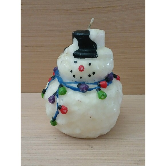 Unbranded Other - Christmas Snowman Candle Holiday Decoration